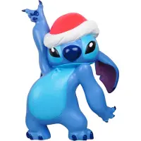 Disney 3D-Gartenstatue Stitch mit Weihnachtsmütze 34 x 31 x 49 cm Weihnachtsornament (multi)