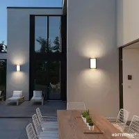 HOFTRONIC™ LED Wandlampe 12W 1200lm 3000K IP54 Schwarz Innen und Außen