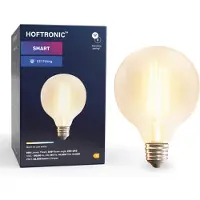 HOFTRONIC™ hoftronicsmart LED Lampe E27 G95 7W 806lm CCT Weiß Wifi Bluetooth