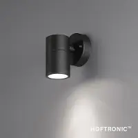 HOFTRONIC™ LED Wandleuchte 4W GU10 6500K IP44 Schwarz Dimmbar