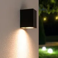 HOFTRONIC™ LED-Wandleuchte 4W 345lm 2700K IP65 Schwarz Downlight