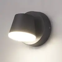 HOFTRONIC™ LED Wandleuchte 6W 300 Lumen 3000K IP54 Schwarz