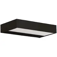 SERIEN LIGHTING SML² 150 LED Wall-Schwarz - satinée/satinée; mit LED (2700K)