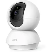 TP-LINK Tapo C200P2, IP-Sicherheitskamera, Drinnen, Kabellos, 2400 MHz, Tisch/Bank, Schwarz, Weiß