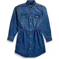G-Star Relaxed Drawcord Langärmliges Kurzes Kleid