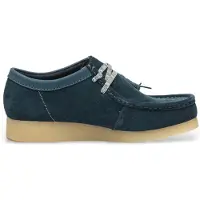 Clarks Herren Premium Evo Wallabee Schuhe Navy