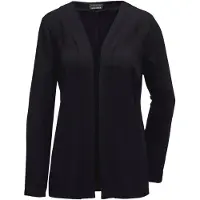 Goldner Schicke Crêpe-Longjacke in schwarz | Gr.: 42