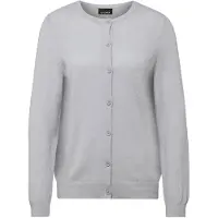 Goldner Strickpullover "Kurzgröße Kuschelweiche Kaschmir-Strickjacke mit Rundhals" Ohne