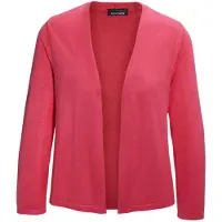 Goldner Kurzgröße: Wunderbar leichter Strick-Bolero in pink | Gr.: 25