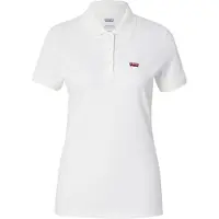 Levi's Damen Housemark Polo Shirt, White, XS