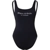 Marc O'Polo Marc OPolo Badeanzug "Essentials" schnelltrocknend, tiefer Rückenausschnitt, Logoschriftzug