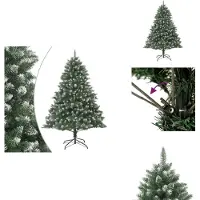 vidaXL Künstlicher Weihnachtsbaum mit Ständer 240 cm PVC - Weihnachtsbäume