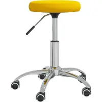 vidaXL Esszimmerstuhl Senfgelb Samt