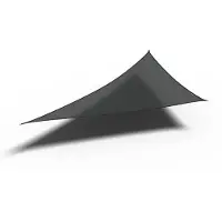 Platinum sun & shade Siena Garden Sonnensegel 3-Eck Coolfit , schwarz , Maße (cm): B: 500 H: 710