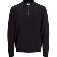 Jack & Jones Polokragenpullover "JJEEMIL KNIT POLO HALF ZIP LS NOOS" mit Polo Kragen