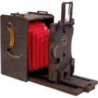 JollyLook Vormontierte Pinhole Mini-Filmkamera, braun gefärbt