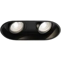 Astro Minima - Einbau-Doppel-Downlight Matt Black, GU10