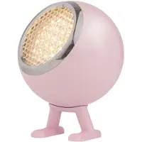 Mr. Wattson Norbitt 1.0 LED-Akkutischlampe rosa 3.000 K - , Norbitt, dimmbar, Pink / Rosé, für Wohnzimmer, Aluminium, Modern