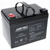 YANEC Wartungsfreier Blei Akku 12V 33AH für Alarmsysteme und USV-Systeme