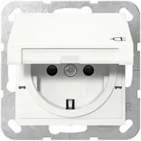 Gira 041403, CEE 7/3, 1 Modul(e), CEE 7/4, Weiß, IP44, IEC 60884-1