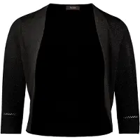 Vera Mont Strickjacke "Damen ohne Verschluss" 1 Stk. Glitzer