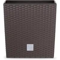 Prosperplast Blumentopf RATO LOW Braun 26,2 cm
