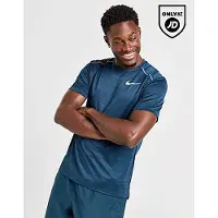 Nike Miler Kurzarm-Laufoberteil für Herren - Blau |Größe L
