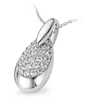 Orphelia Damen-Kette aus 925er Sterlingsilber mit Anhänger – Silber ZH-4771