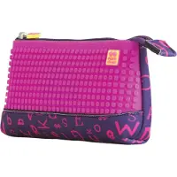 PIXIE CREW beutel mit Silikonseite und Pixeln 20 cm lila