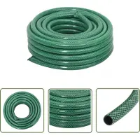 The Living Store Gartenschlauch Grün 0,9" 10 m PVC