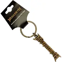 Megadeth Gold Logo v2 Schlüsselanhänger