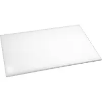 Hygiplas Weißes Schneidebrett, Hohe Dichte, Standard 450x300x12mm