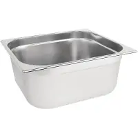 Vogue GN-Behälter Edelstahl 15cm GN2/3