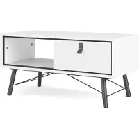 Ebuy24 Rye Couchtisch 1 Schublade mattweiss.