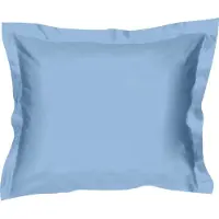 Cascina Colorini Kissenbezüge Park Lane Blau (Perkal-Baumwolle) (2er-Set)