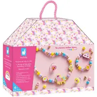 Janod Schmuck Bastelset - Rainbow land Holzperlen kreativ