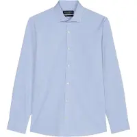 Marc O'Polo Hemd B21750442256 Himmelblau Regular Fit