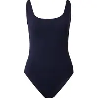 Marc O'Polo Marc OPolo Badeanzug "Swimwear Essentials" höherer Beinausschnitt, schnelltrocknend, tiefer Rückenausschnitt