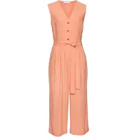 LASCANA Overall peach Gr. 34 für Damen. Mit V-Ausschnitt. Figurumspielend