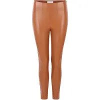 Rich & royal Fake Leather Leggings Caramel Spice Größe: 36 | Lederhosen Outlet | Damen | Braun