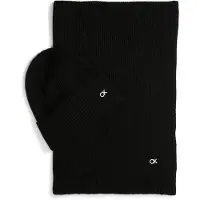 Calvin Klein Jeans Set Schal und Mütze Re-Lock Beanie / Scarf K60K611331 Schwarz