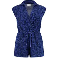 Shiwi Flore Paisley Toweling Jumpsuit Ocean Blue Paisley Größe: S | Playsuits Outlet | Damen | Blau
