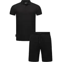 Ragwear Poloshirt "Set Porpi" 2 Stk. Modisches Herren Set aus Hemd und kurzer Hose
