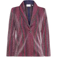 Rich & royal Jacquard Blazer Ruby Red Größe: XS | Outlet | Damen | Rot