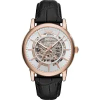 Giorgio Armani Luigi Schwarz Herren Armbanduhr AR60007