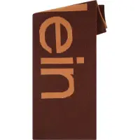 Calvin Klein Schal Ck Daily + Two - Tone Knit Wool Mix Scarf Cioccolate Lab / Lion