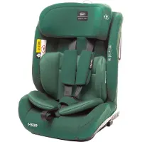 4Baby Kindersitz ISOFIX 9-36kg Go-Fix I-Size, Komfort bis 12 Jahre, Grün