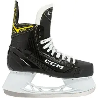 CCM Eishockey Schlittschuhe Junior Supertacks 9355 Kinder Schwarz Gelb-Schuhgröße 40,5