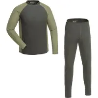 Pinewood Finnveden Base Layer Set Grün XL Mann