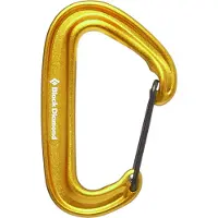 Black Diamond Miniwire Karabiner gold